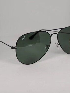 Ray-Ban 3025 Green Aviator Sunglasses 58mm